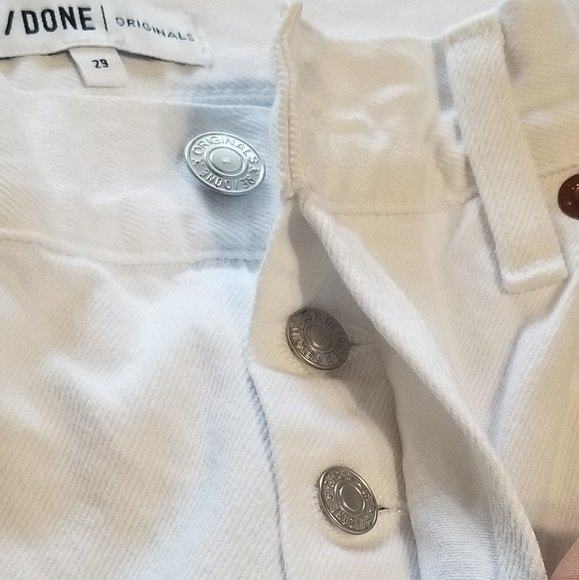 RE/DONE Originals High Rise Stove Pipe. Color white, Size 29 - Picture 15 of 16